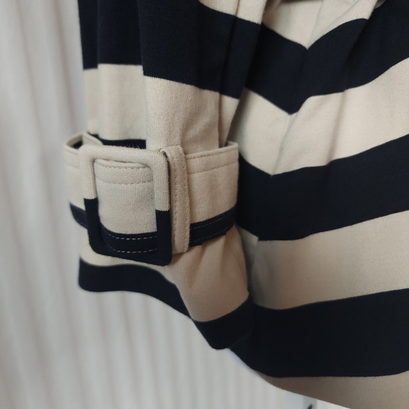 Sold Other Platform! Kate Spade Coat/Jacket Pleats Bow Belted Gold Buttons - Picture 8 of 13